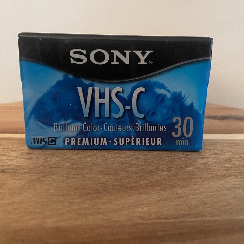 Sony VHS C TC-30VHGL Premium Camcorder Video Cassette Sealed NEW - Picture 1 of 2